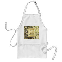 Golden Crosses Apron
