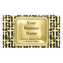 Golden Crosses Business Card Templates