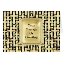 Golden Crosses Cards