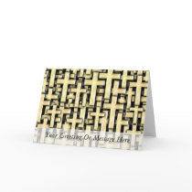 Golden Crosses Card