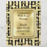 Golden Crosses Flyer Design