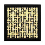 Golden Crosses Jewelry Boxes