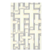 Golden Crosses Stationery Design