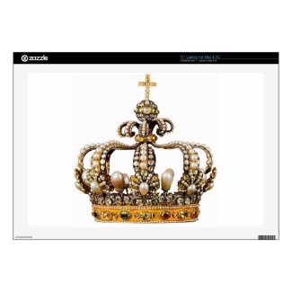 Golden Crown I 17&quot; Laptop Skin