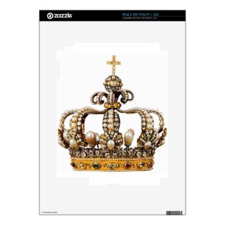 Golden Crown I Decals For The iPad 2