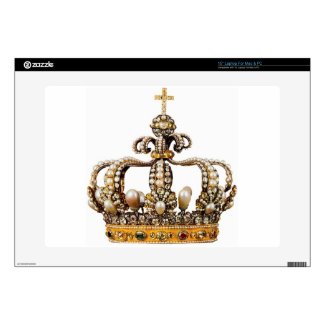 Golden Crown I Laptop Skin