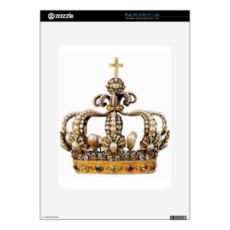 Golden Crown I Skin For iPad