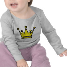golden crown icon shirt