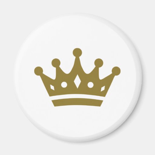 Golden crown magnet