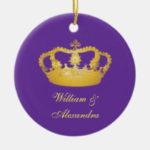 Golden Crown Ornament II ornaments