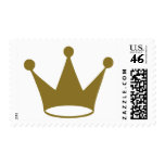 Golden crown postage stamp
