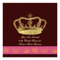Golden Crowns invitations