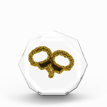 GOLDEN CUFFS ACRYLIC AWARD