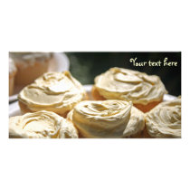 Golden Cupcakes Designs Photo Card Template