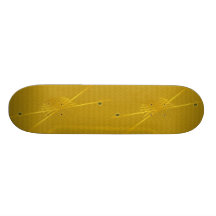 Golden Custom Skate Board