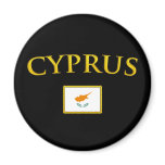 Golden Cyprus magnets