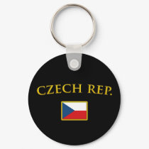 Golden Czech keychains