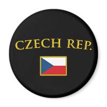 Golden Czech magnets