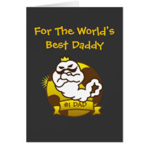 Golden Dad Greeting Card