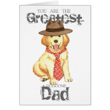 Golden Dad Greeting Cards