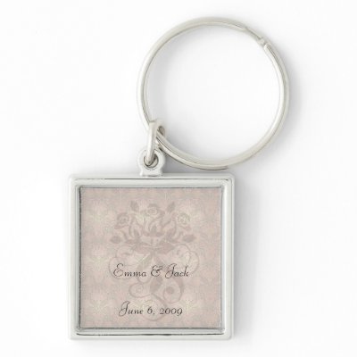 golden damask key chains