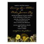 golden dandelion personalized announcement
