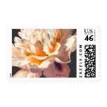 Golden Dark Peony Wedding Postage