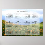 Golden Daylily flower Valley 2013 Calendar Poster