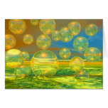 Golden Days - Yellow & Azure Tranquility Card