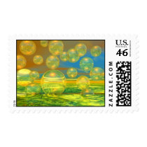 Golden Days - Yellow & Azure Tranquility Stamps