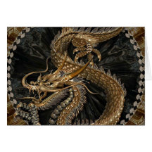 Golden Delicious dragoon Greeting Card