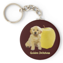 Golden Delicious Keychain
