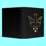 Golden Descent of The Holy Spirit Symbol binders
