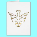 Golden Descent of The Holy Spirit Symbol cards