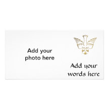 Golden Descent of The Holy Spirit Symbol Photo Cards