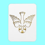 Golden Descent of The Holy Spirit Symbol magnets