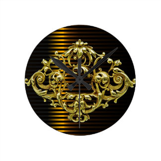 GOLDEN DESIGN WALL CLOCK