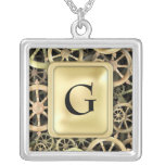 Golden Dharmacakra Necklaces
