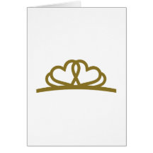 Golden Diadem Tiara Cards