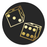 GOLDEN DICE stickers