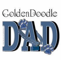 Golden Doodle DAD Photo Sculpture