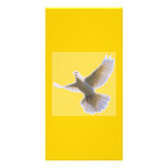 Golden Dove Bookmarker Photo Card Template