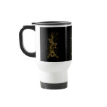 Golden Dragon Asian Art Design mugs
