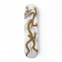 Golden Dragon Of Buddhan Skateboard by BuddhansSkateboards Golden Dragon Of Buddhan Skateboard