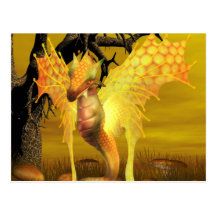 Golden Dragon Postcard