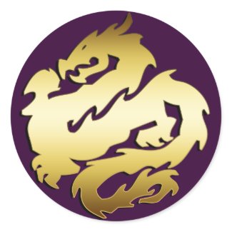 GOLDEN DRAGON sticker