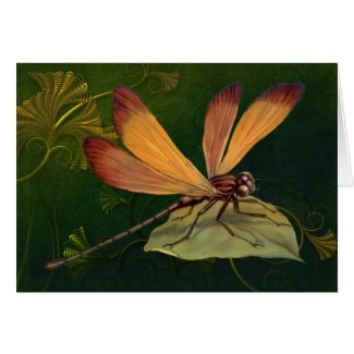 Golden Dragonfly 2 - Customize card