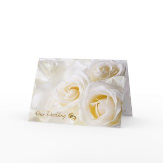 Golden Dream Wedding Invitation Card card