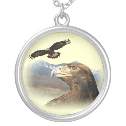 Golden Eagle Flight Pendants