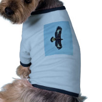 Golden Eagle in Flight Dog Tshirt